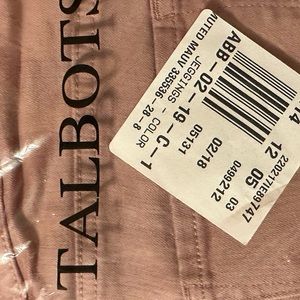 NWT Talbots High Waist Jegging Ankle size 8